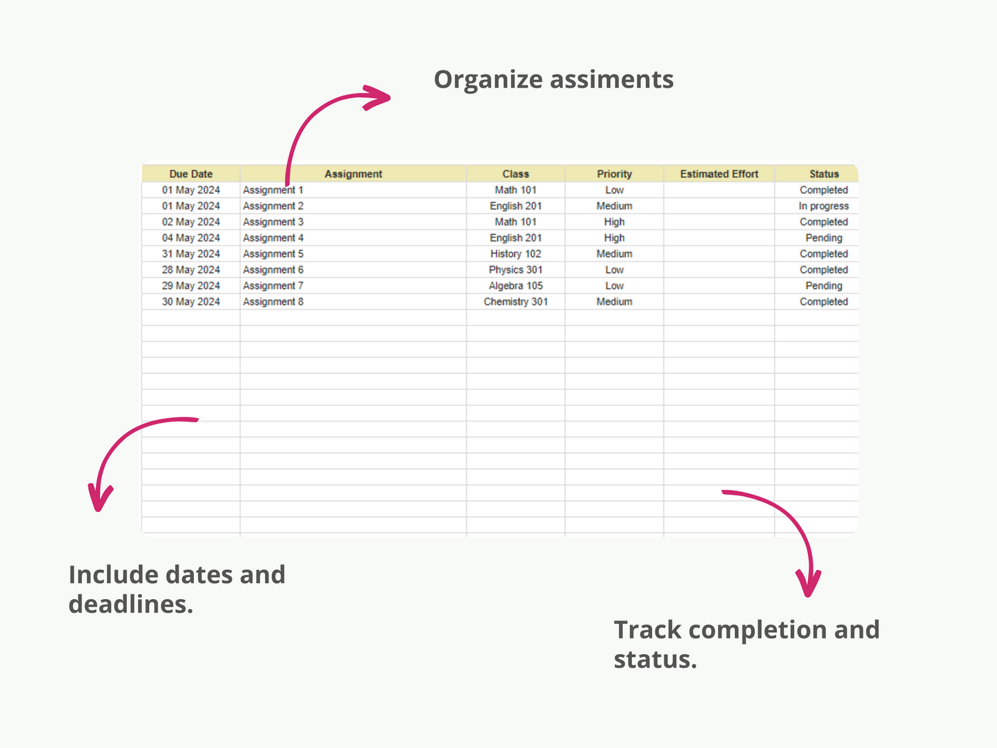 Ultimate Academic Spreadsheet