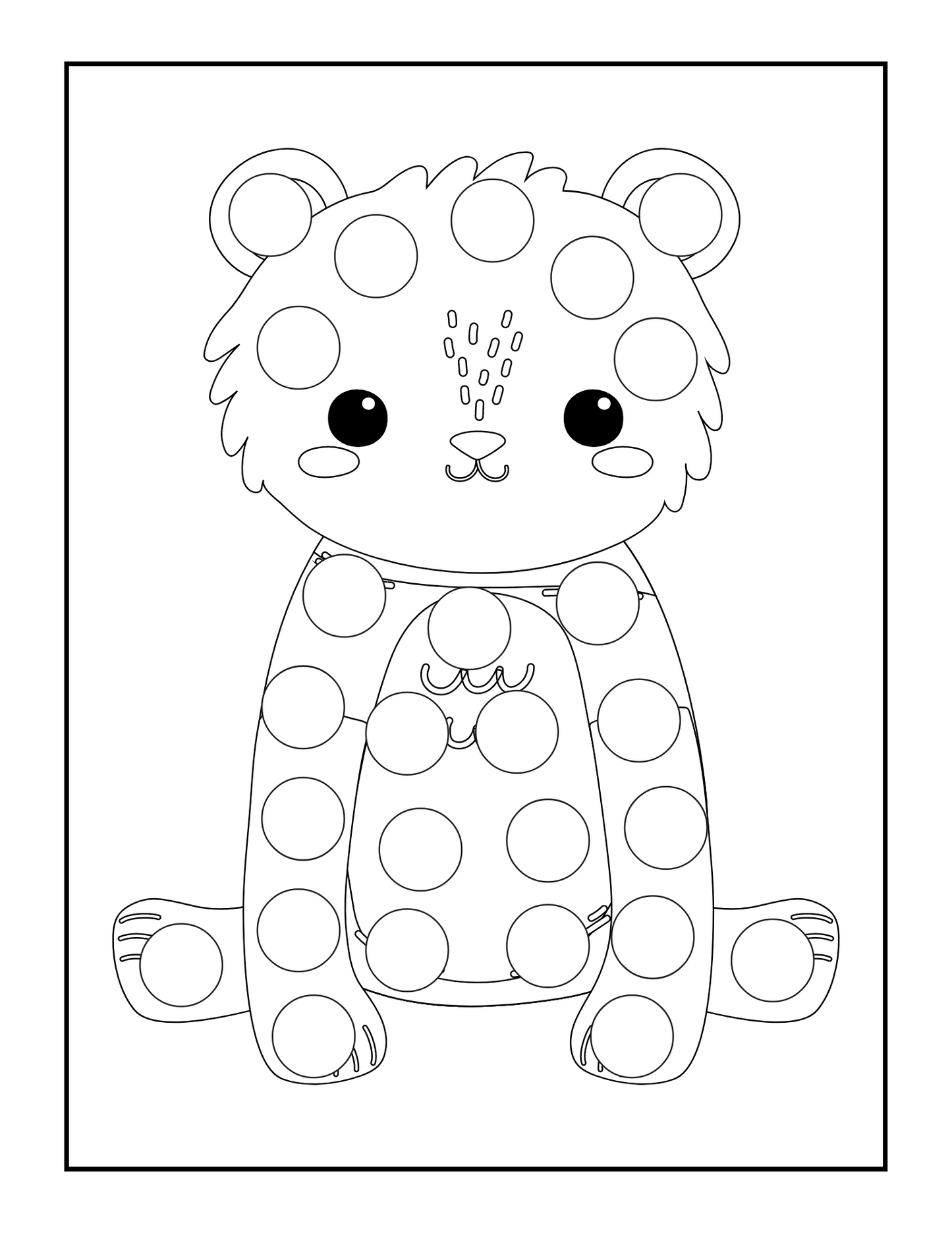 Dot Marker Animals Activity Book  (Printable)
