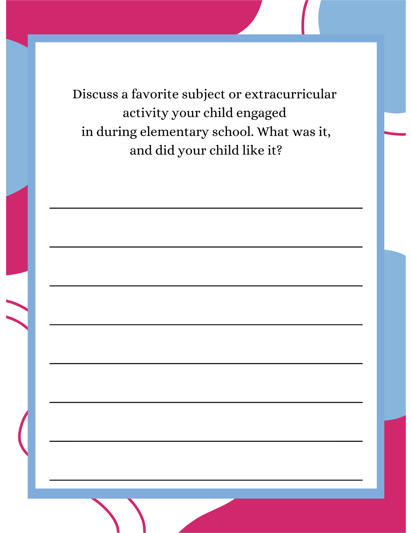 Graduate Journey Journal: A Path to Parental Pride