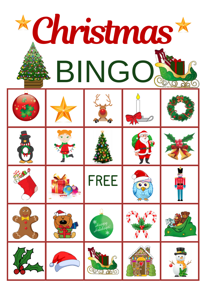Christmas Bingo Game