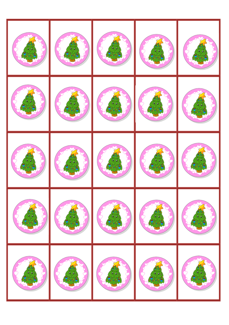 Christmas Bingo Game