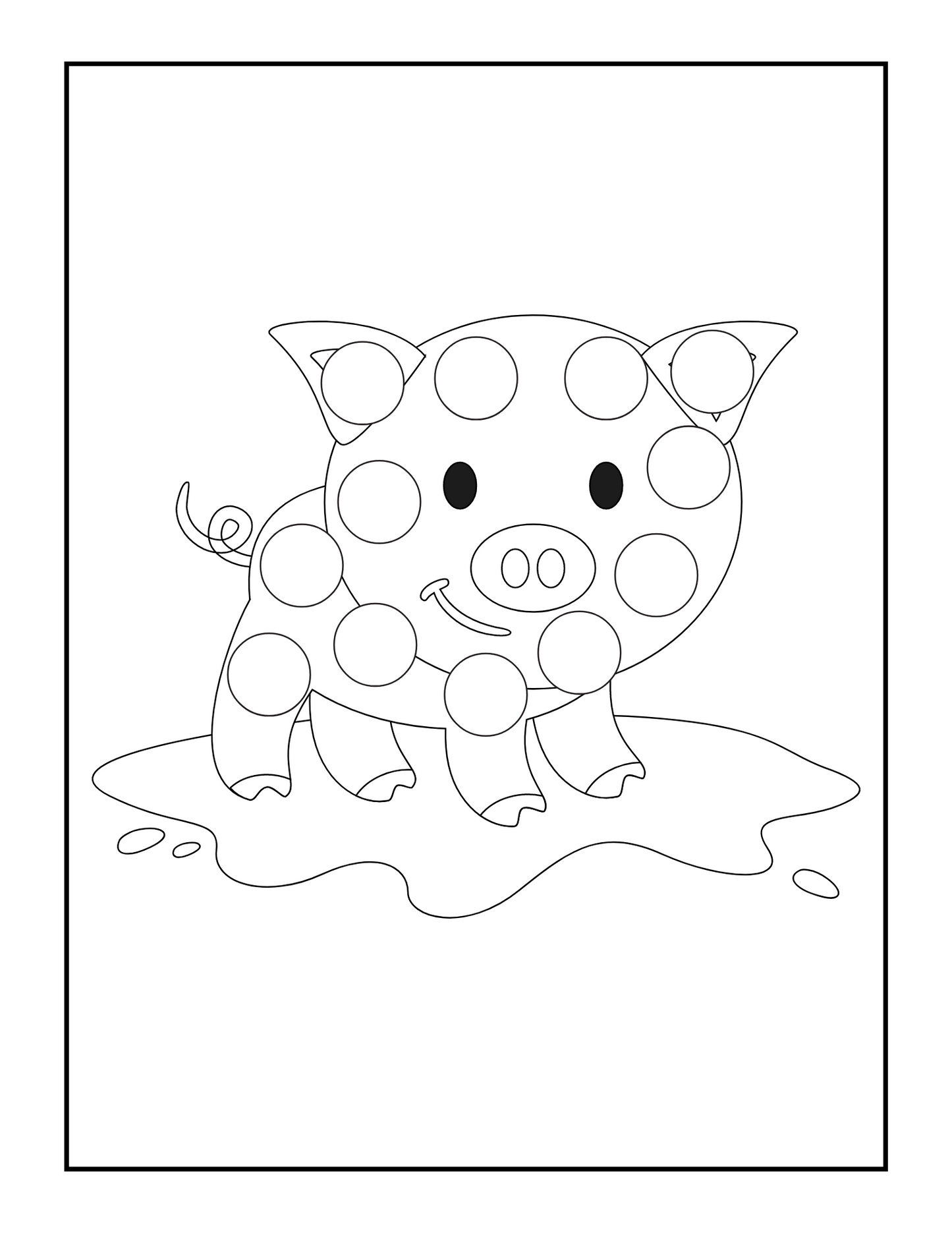 Dot Marker Animals Activity Book  (Printable)