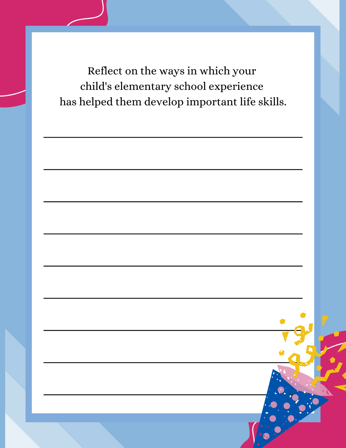 Graduate Journey Journal: A Path to Parental Pride