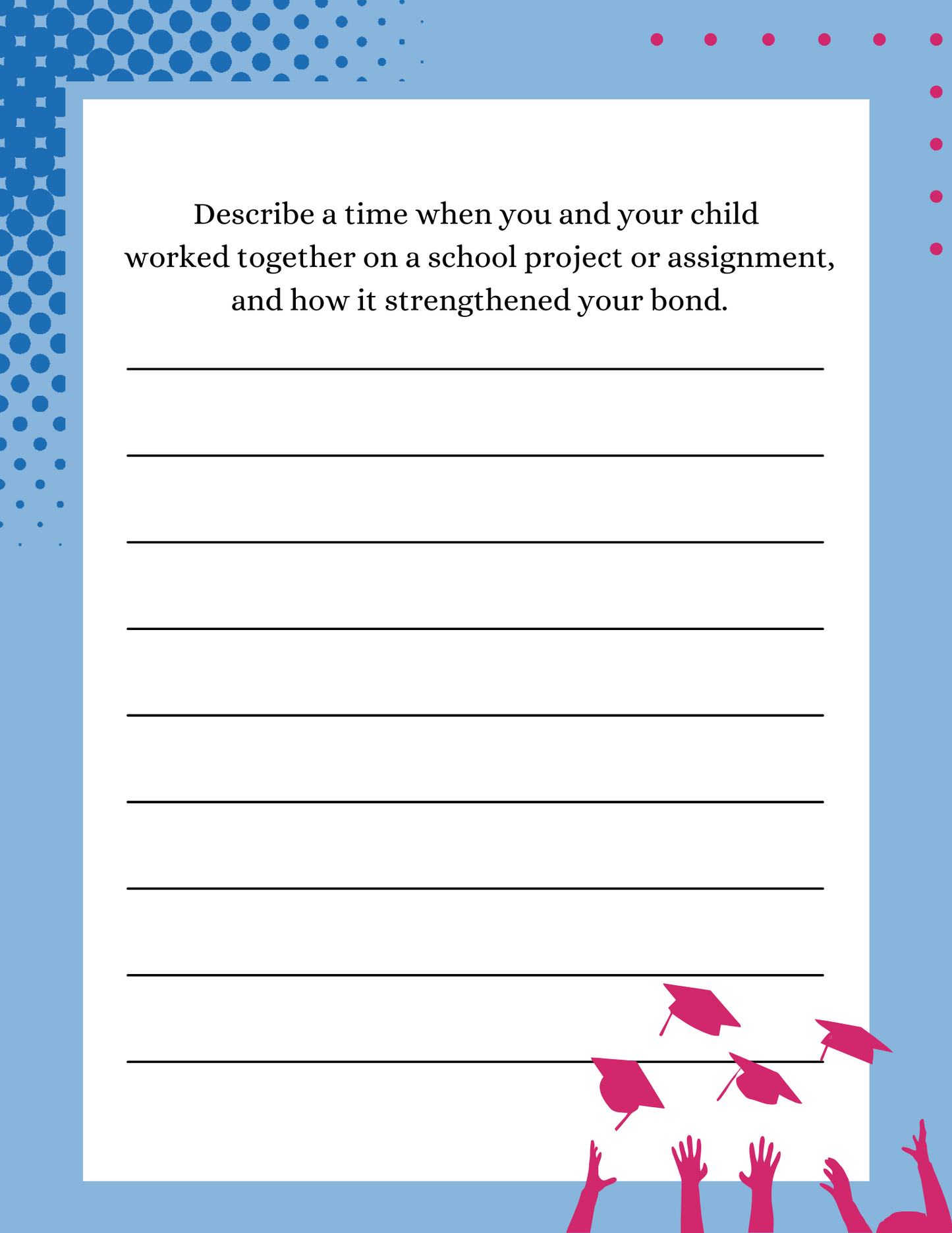 Graduate Journey Journal: A Path to Parental Pride