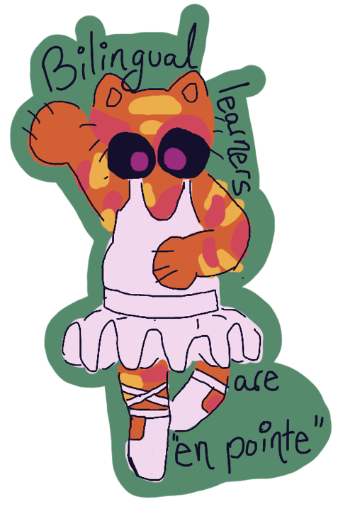 Bilingual Cats Stickers Sheet