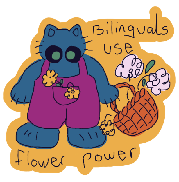 Bilingual Cats Stickers Sheet