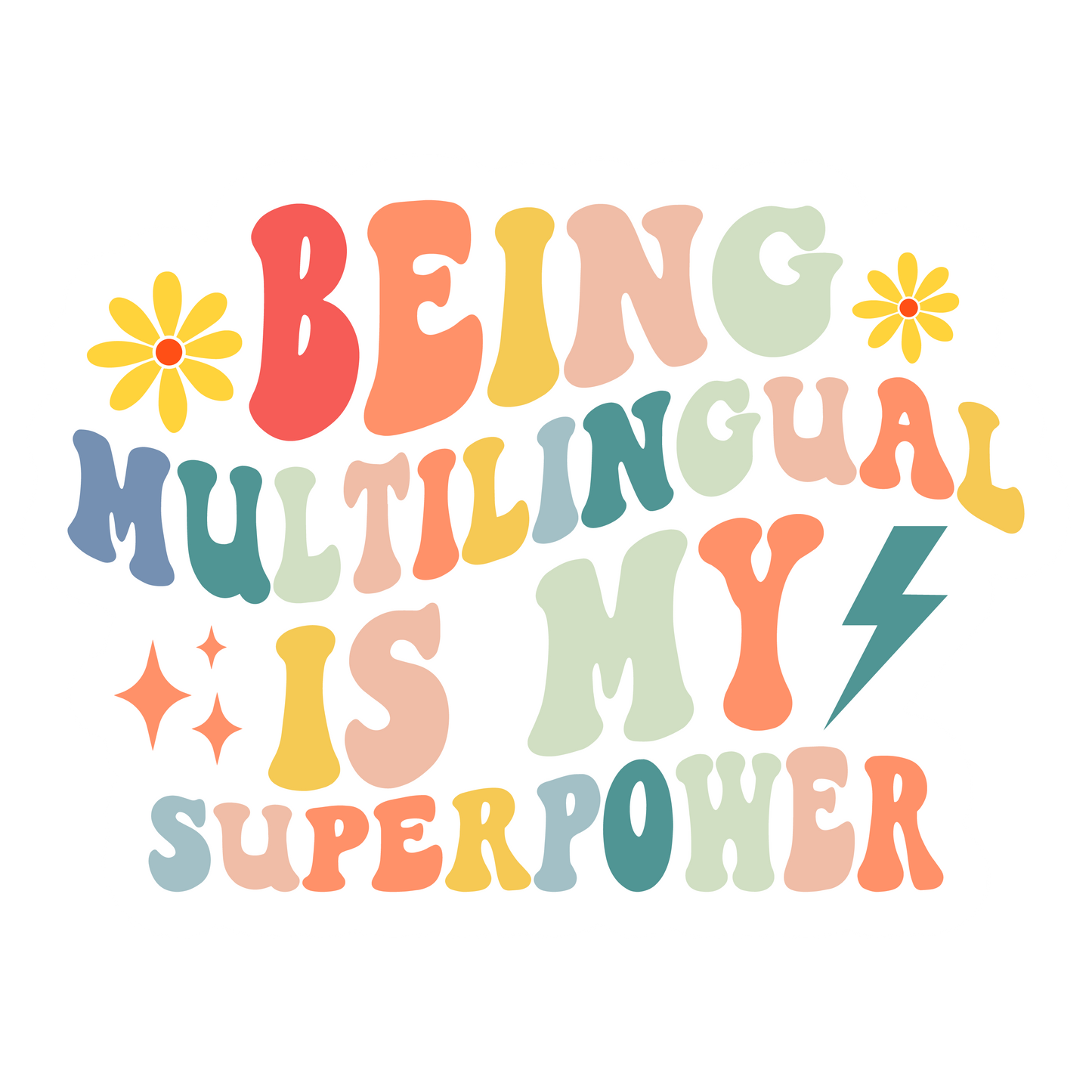 Celebrate Bilingualism Stickers Sheet