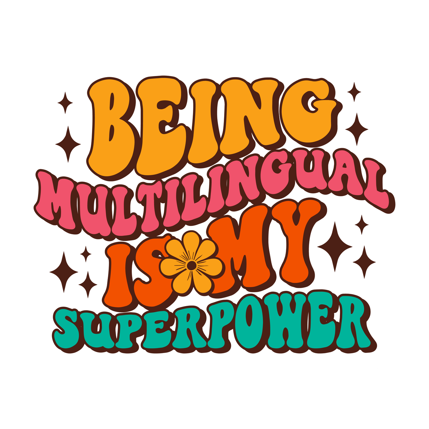 Celebrate Bilingualism Stickers Sheet