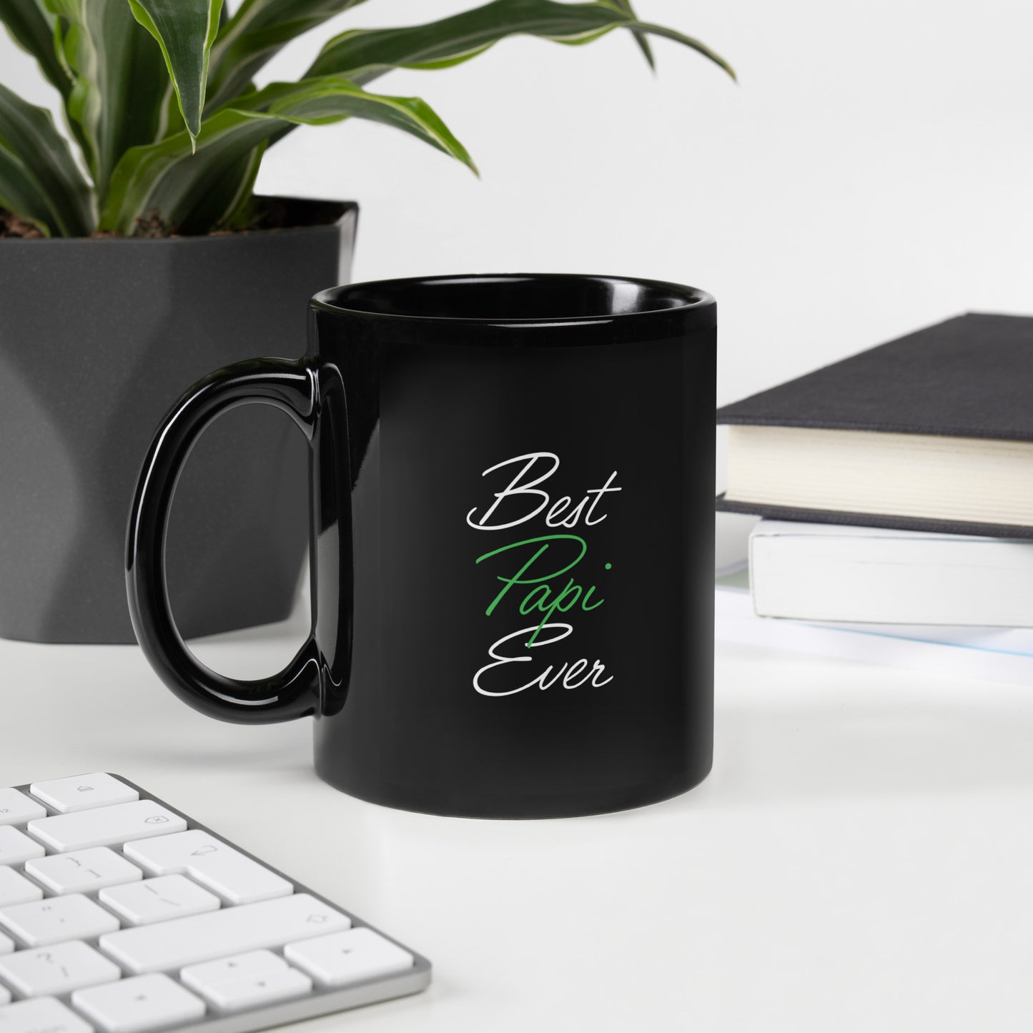 Best PAPI  Ever Black Glossy Mug