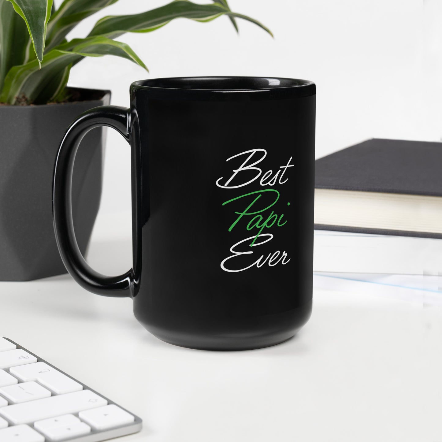 Best PAPI  Ever Black Glossy Mug
