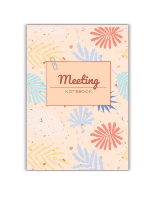 Action Notes Meeting Notebook, Meeting Notebook for Work, Meeting Notebook, Meeting Notes with Action Items,