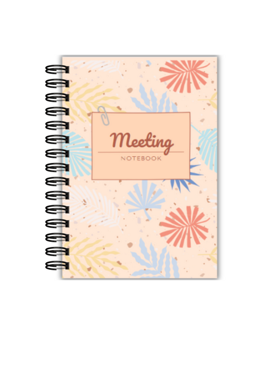 Action Notes Meeting Coil Notebook, Meeting Notebook for Work, Meeting Notebook, Meeting Notes with Action Items