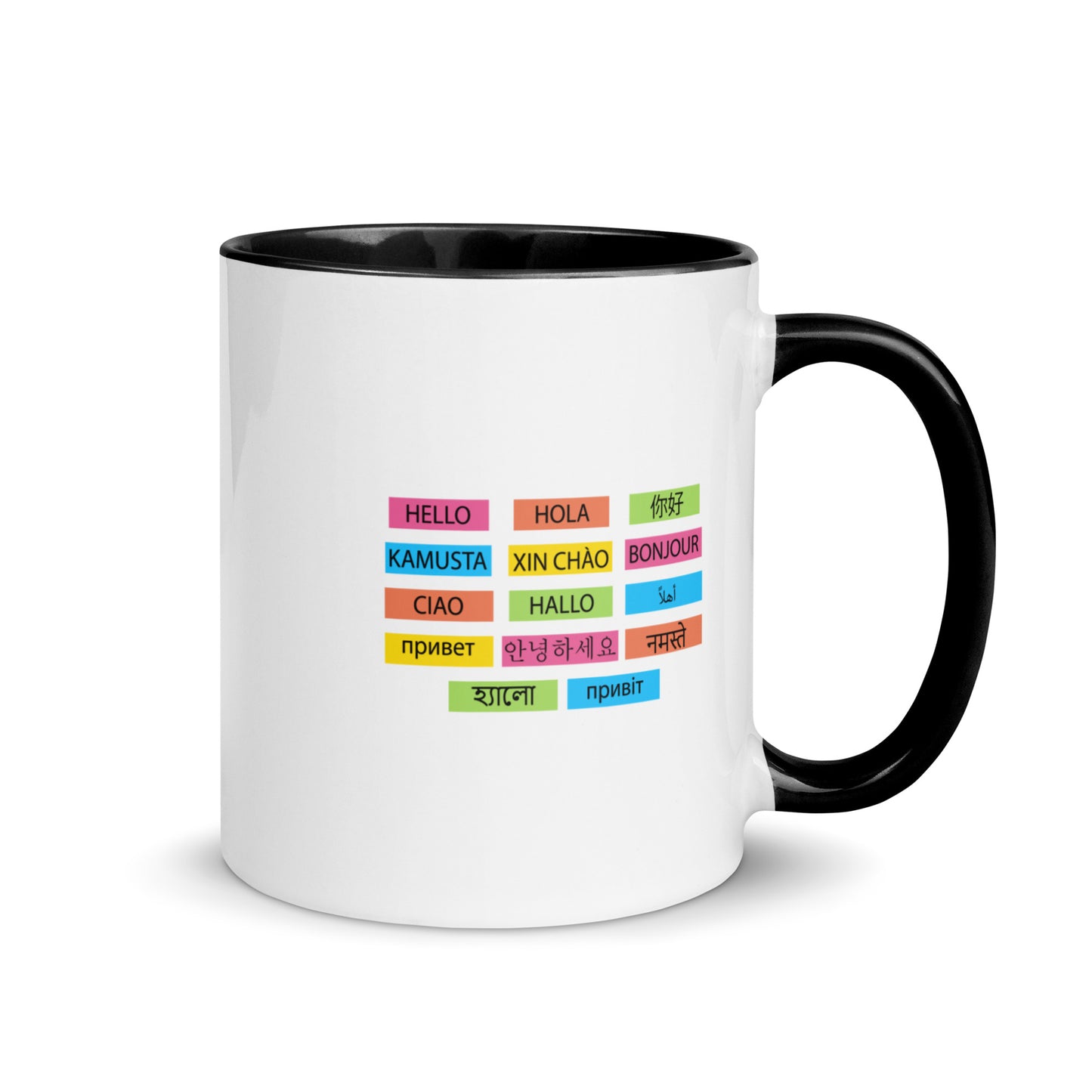 Multilingual Word Wall Mug