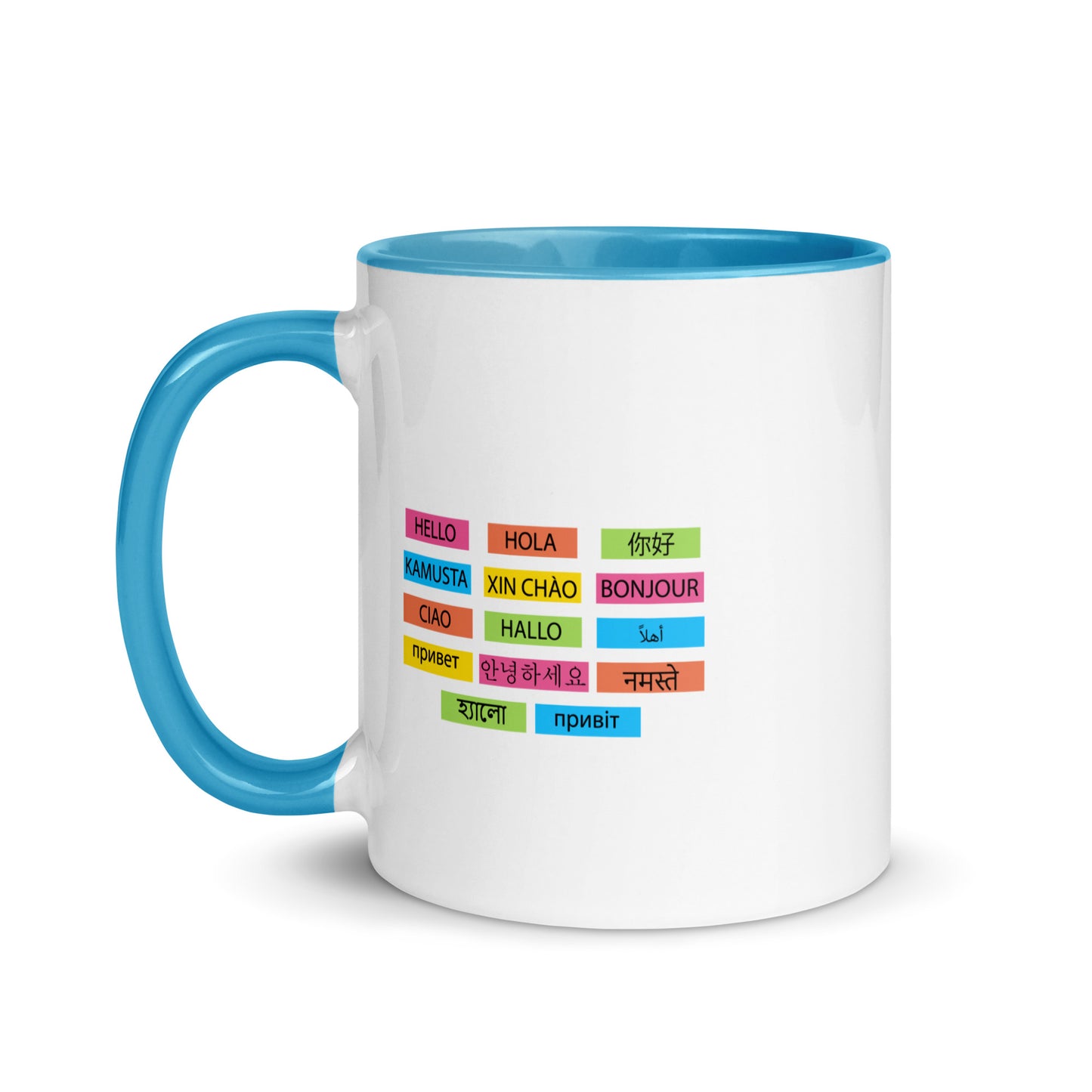Multilingual Word Wall Mug