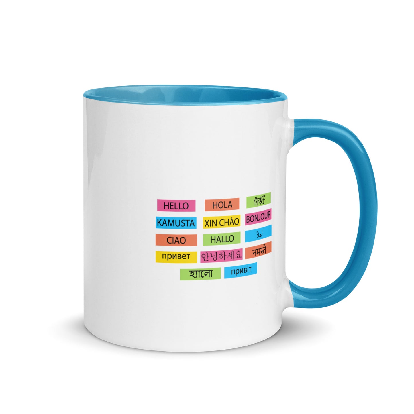 Multilingual Word Wall Mug