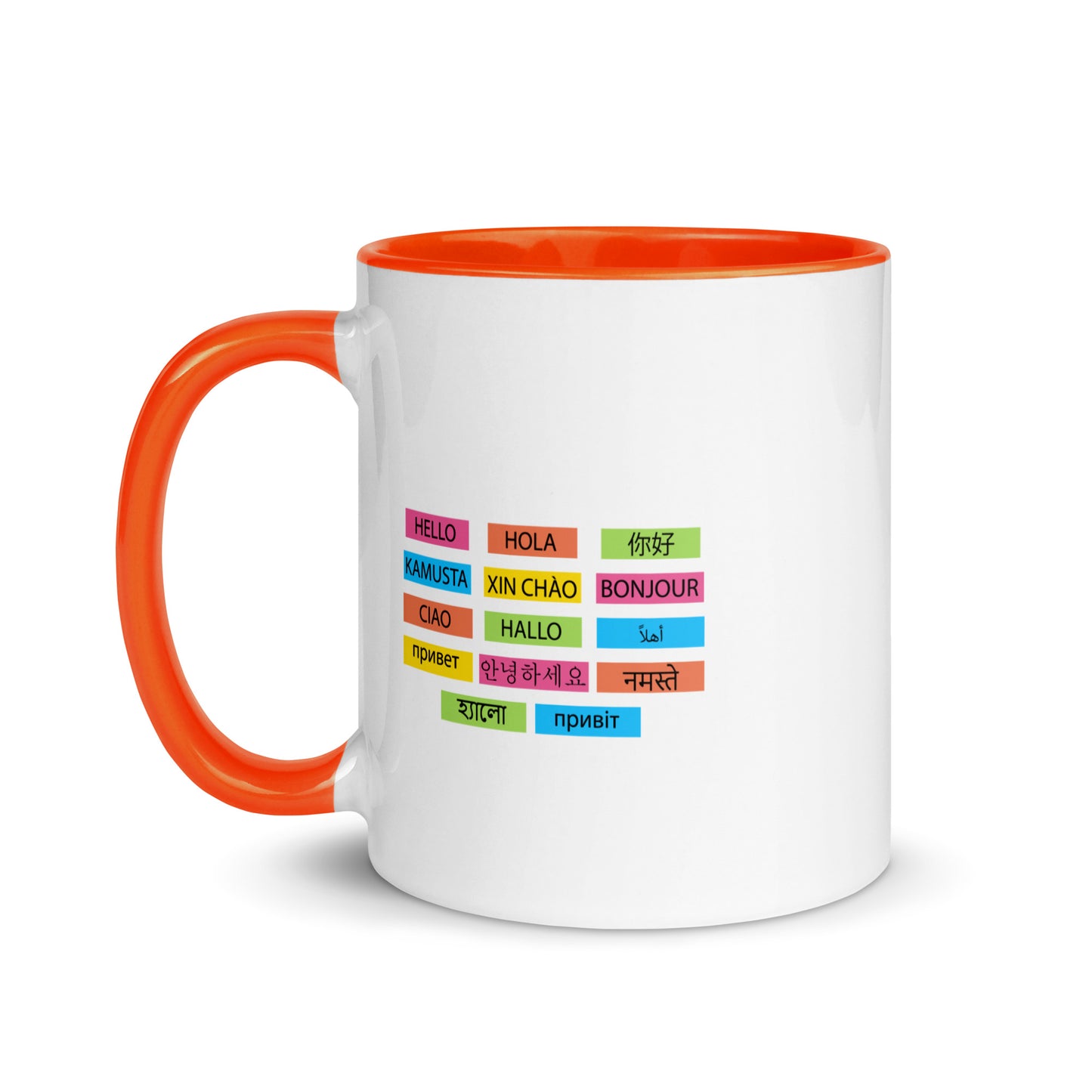 Multilingual Word Wall Mug