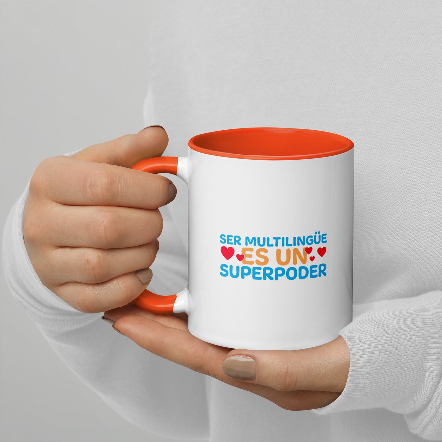 Superpoder  Mug with Color Inside