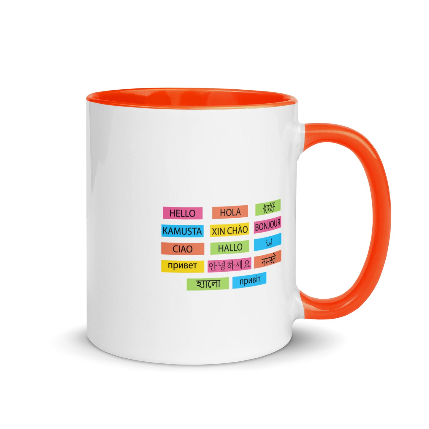 Multilingual Word Wall Mug