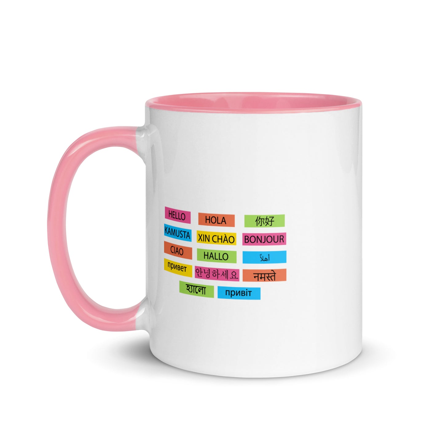 Multilingual Word Wall Mug
