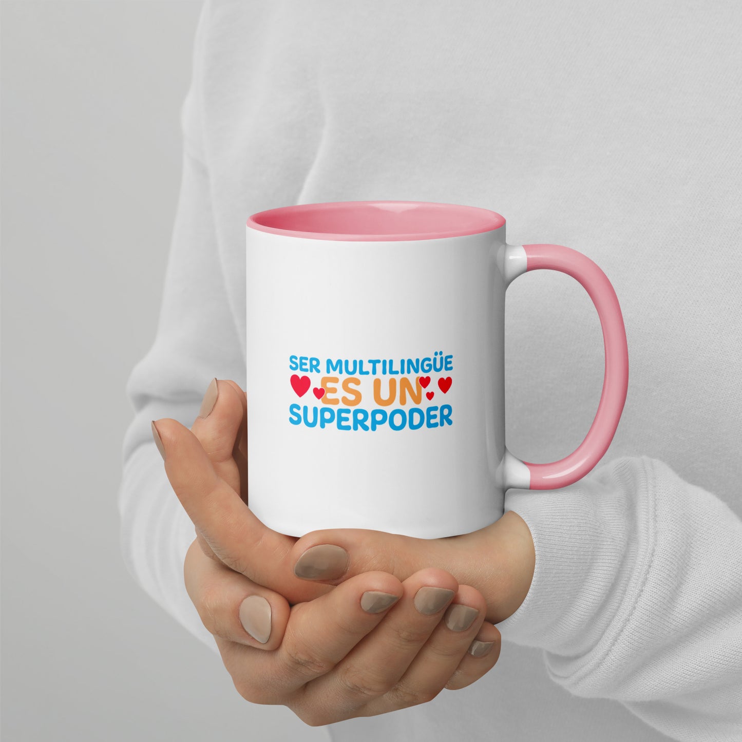 Superpoder  Mug with Color Inside