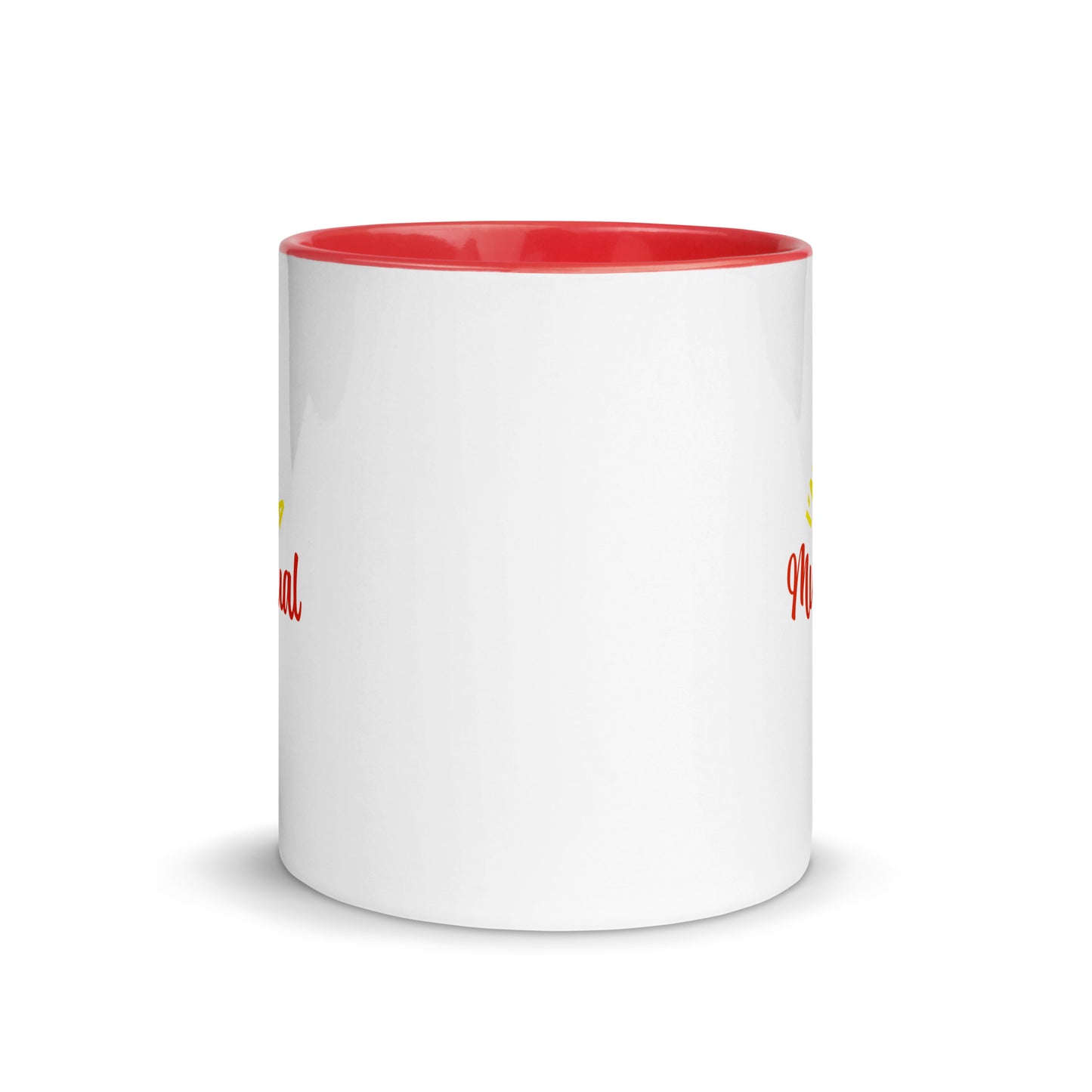 Raising Multilingual Mug with Color Inside.