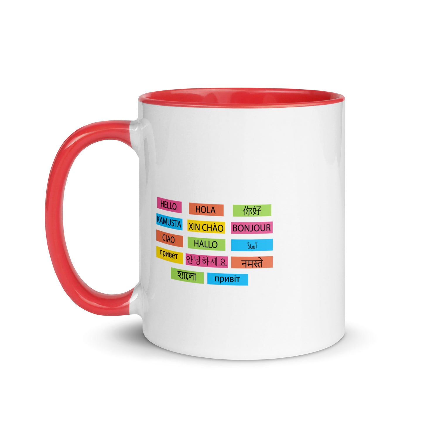 Multilingual Word Wall Mug