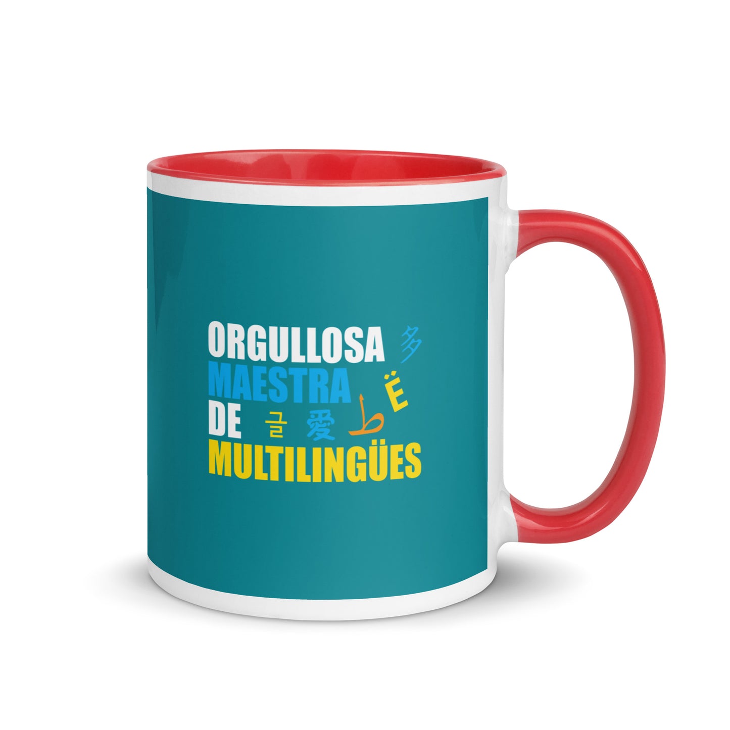 Multilingual Teacher Mug Inside (Spanish)