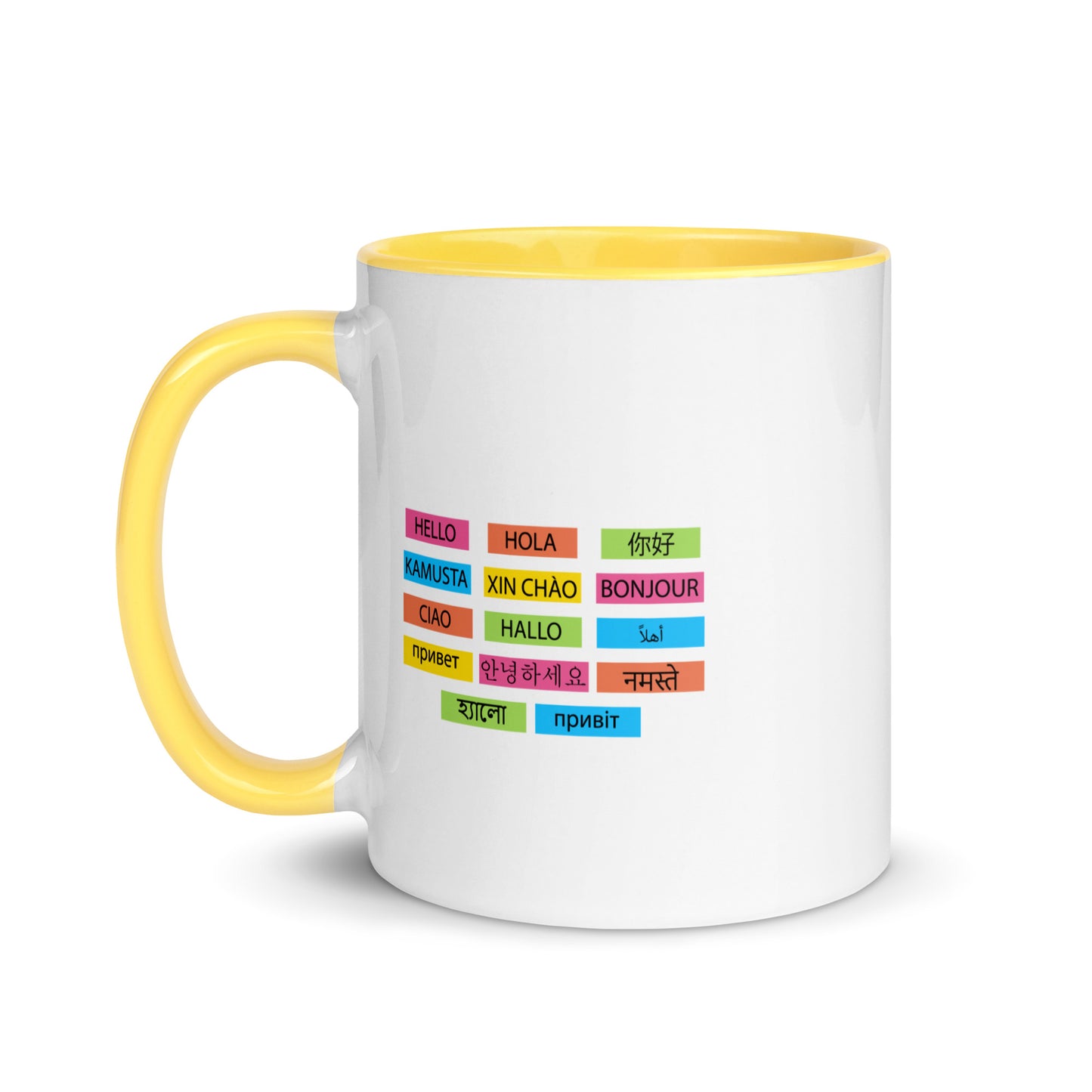 Multilingual Word Wall Mug