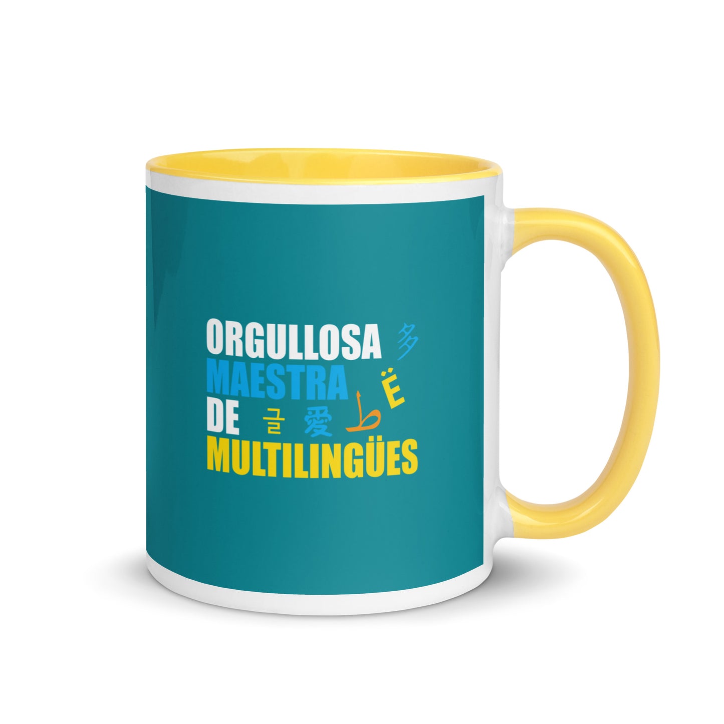 Multilingual Teacher Mug Inside (Spanish)