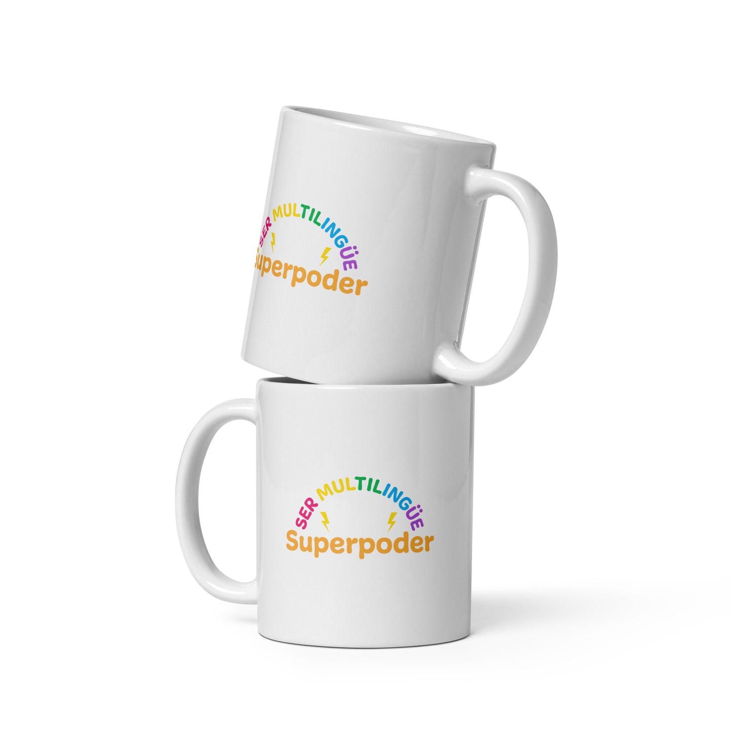 Superpoder White mug.