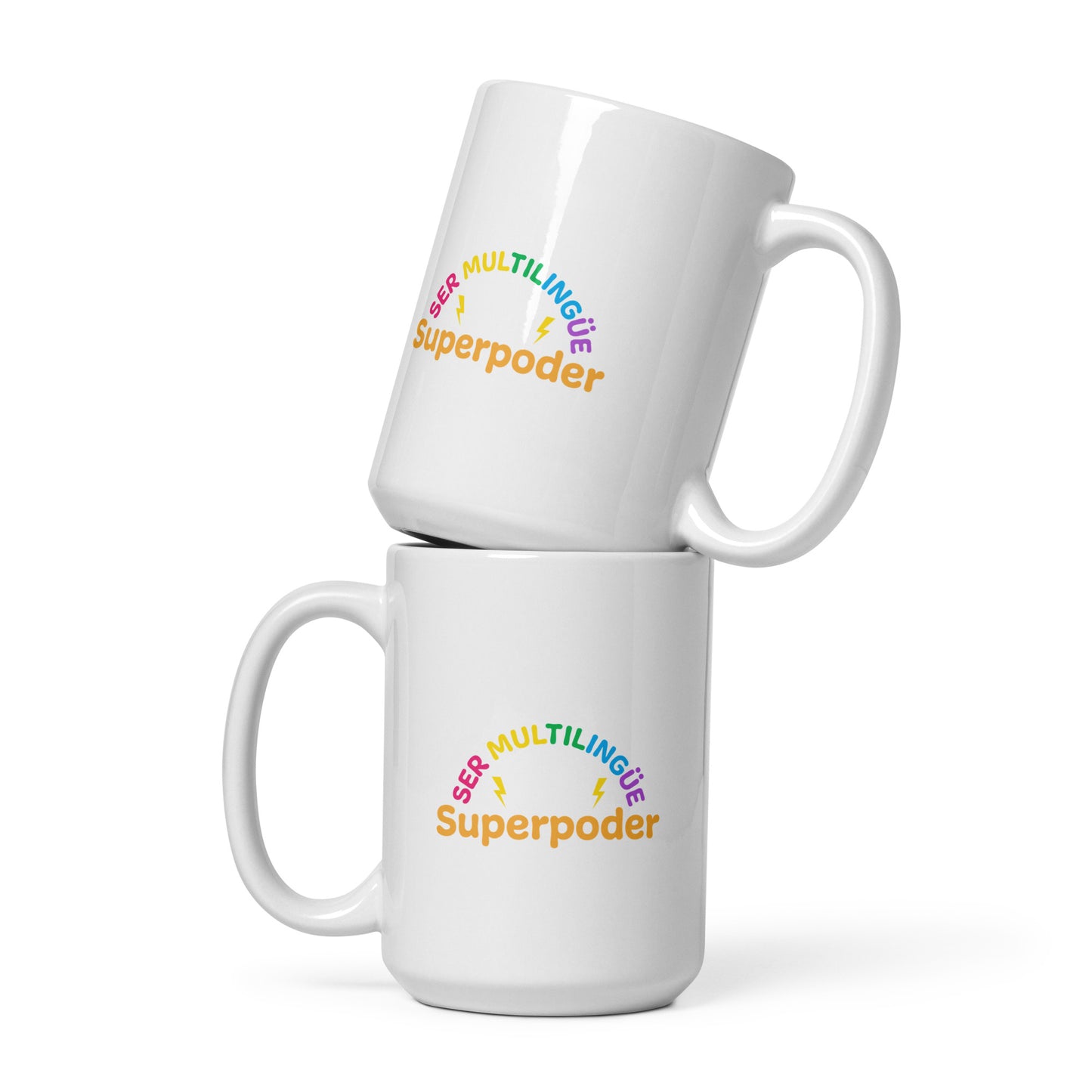 Superpoder White mug.