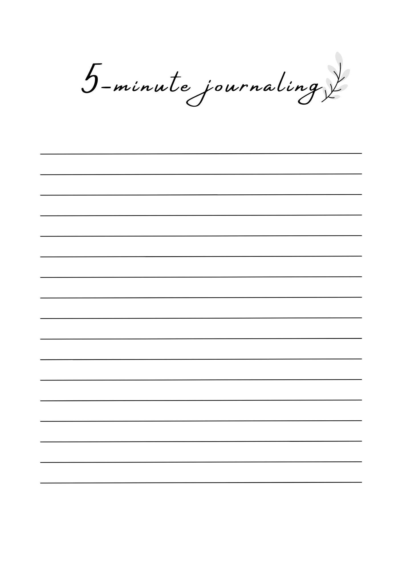Vocabulary Learning Journal (Printable)