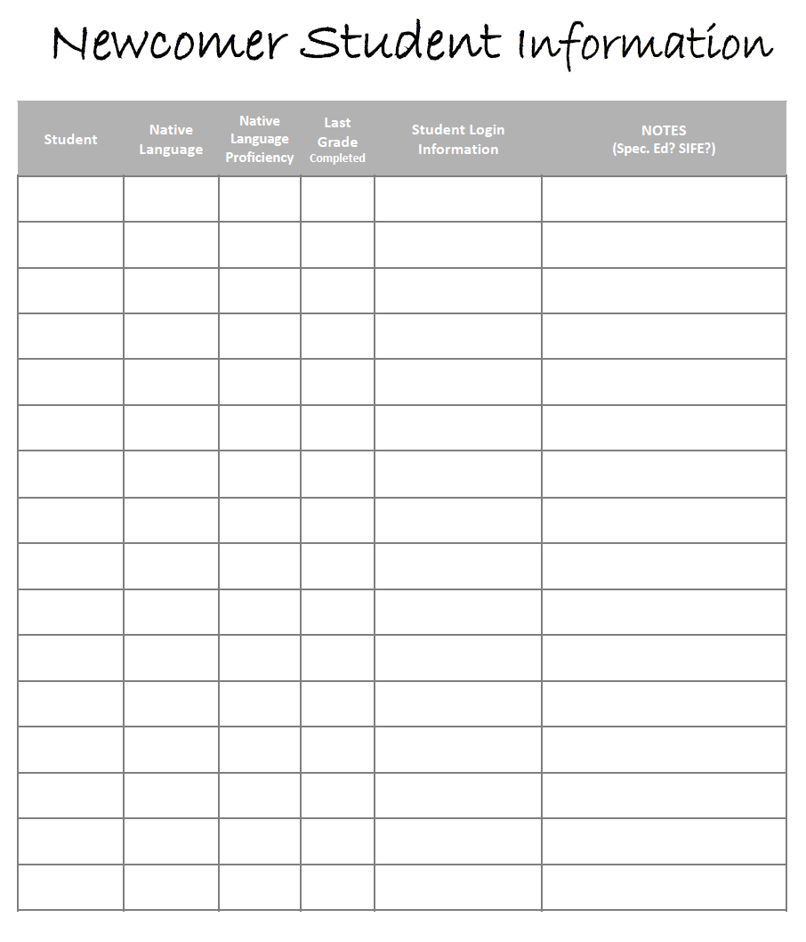 ESL Teacher Planner 2023 - 2024 (PDF Black & White)