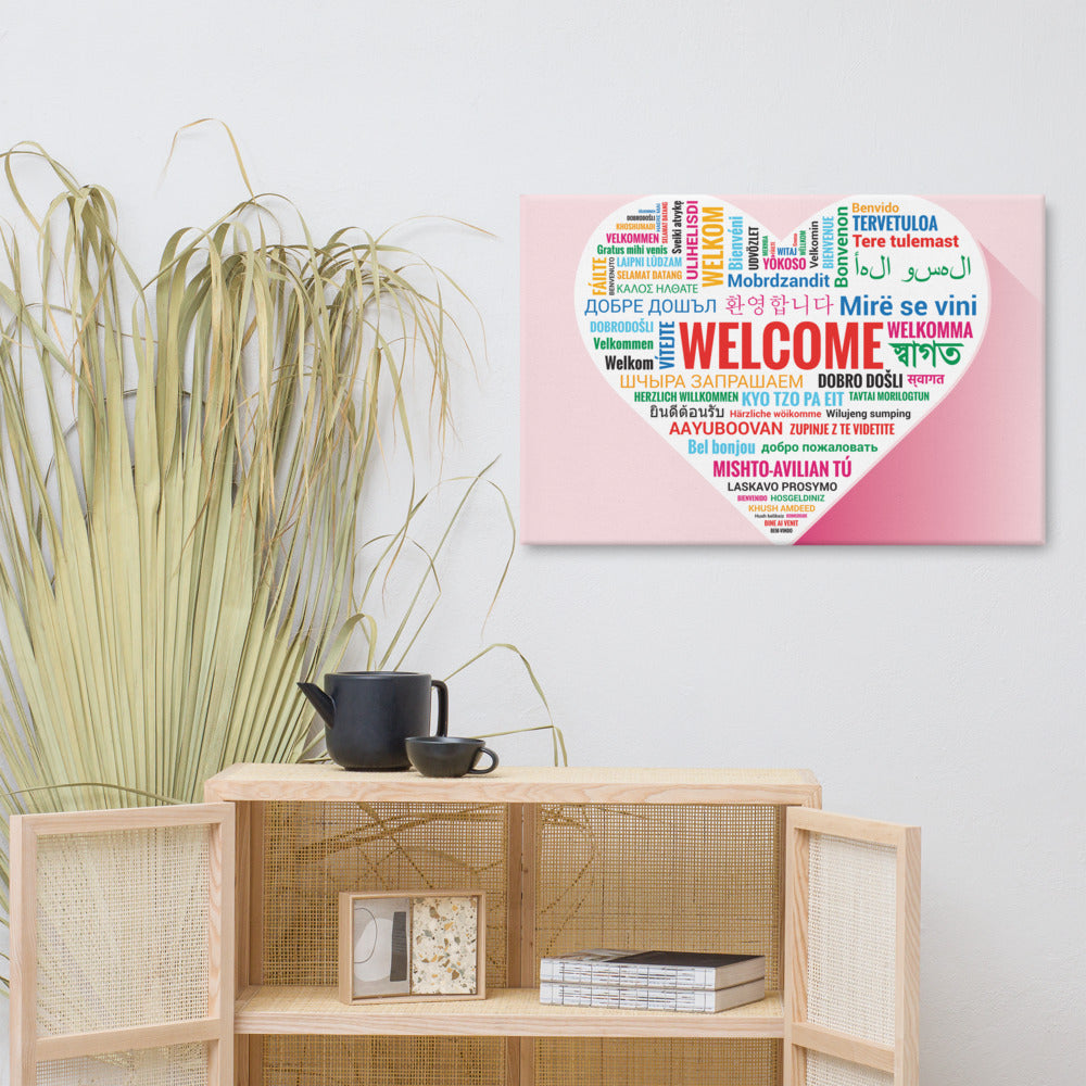 Welcome Canvas (Different Languages)