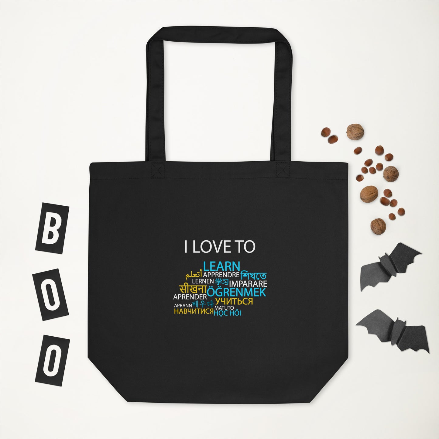 I Love To Learn Eco Tote Bag