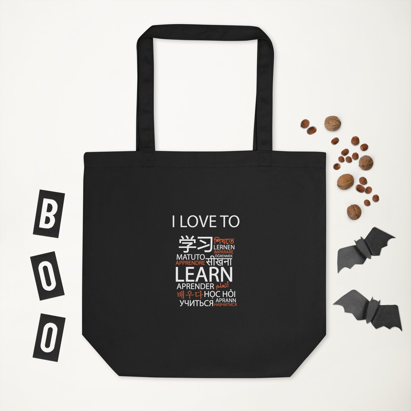 I Love To Learn Eco Tote Bag