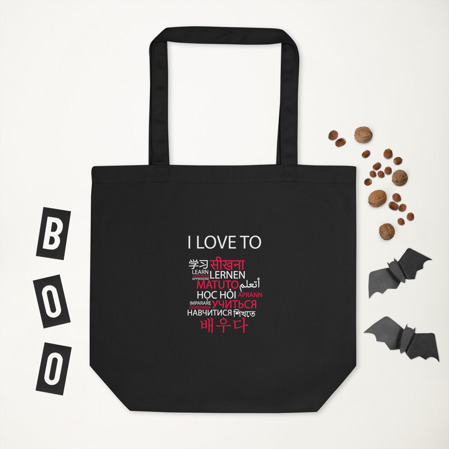 I Love To Learn Eco Tote Bag