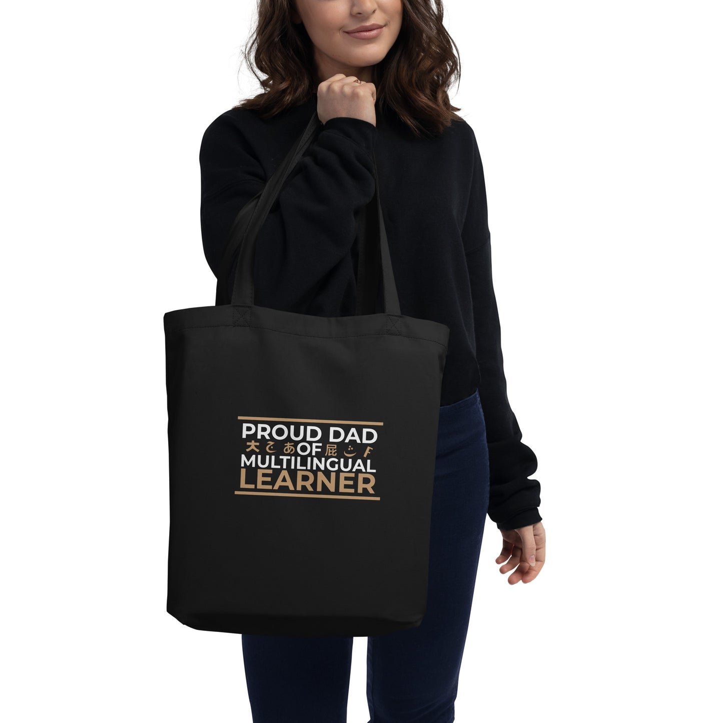 Proud DAD Of Multilingual Learner Eco Tote Bag.