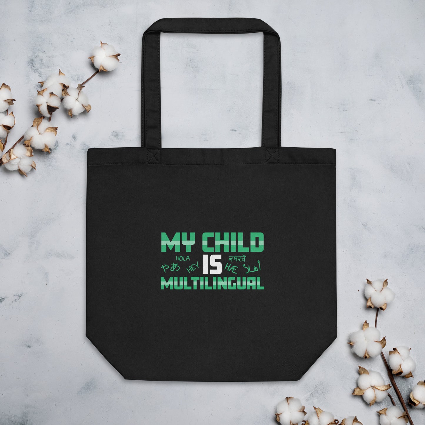 Multilingual Child  Eco Tote Bag