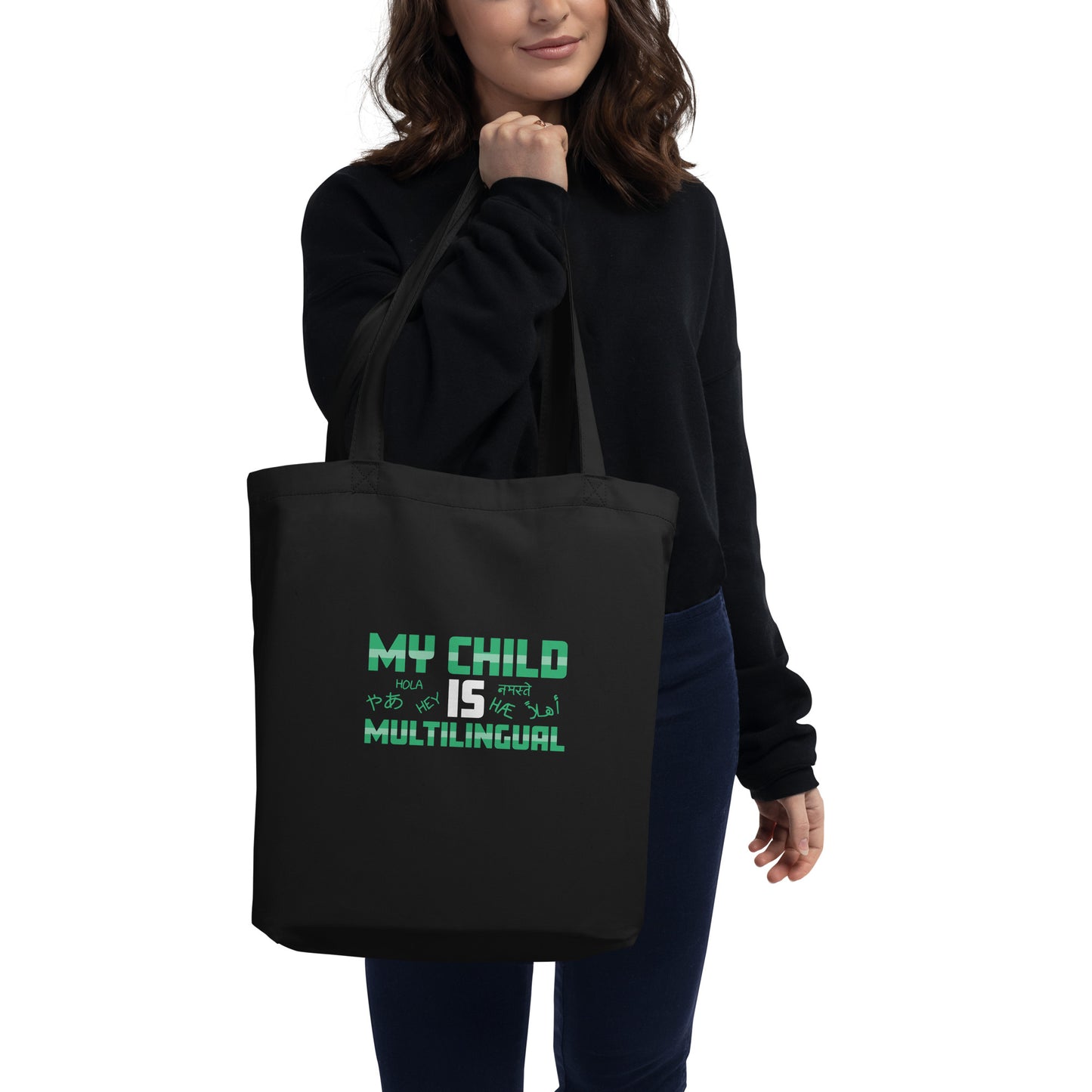 Multilingual Child  Eco Tote Bag