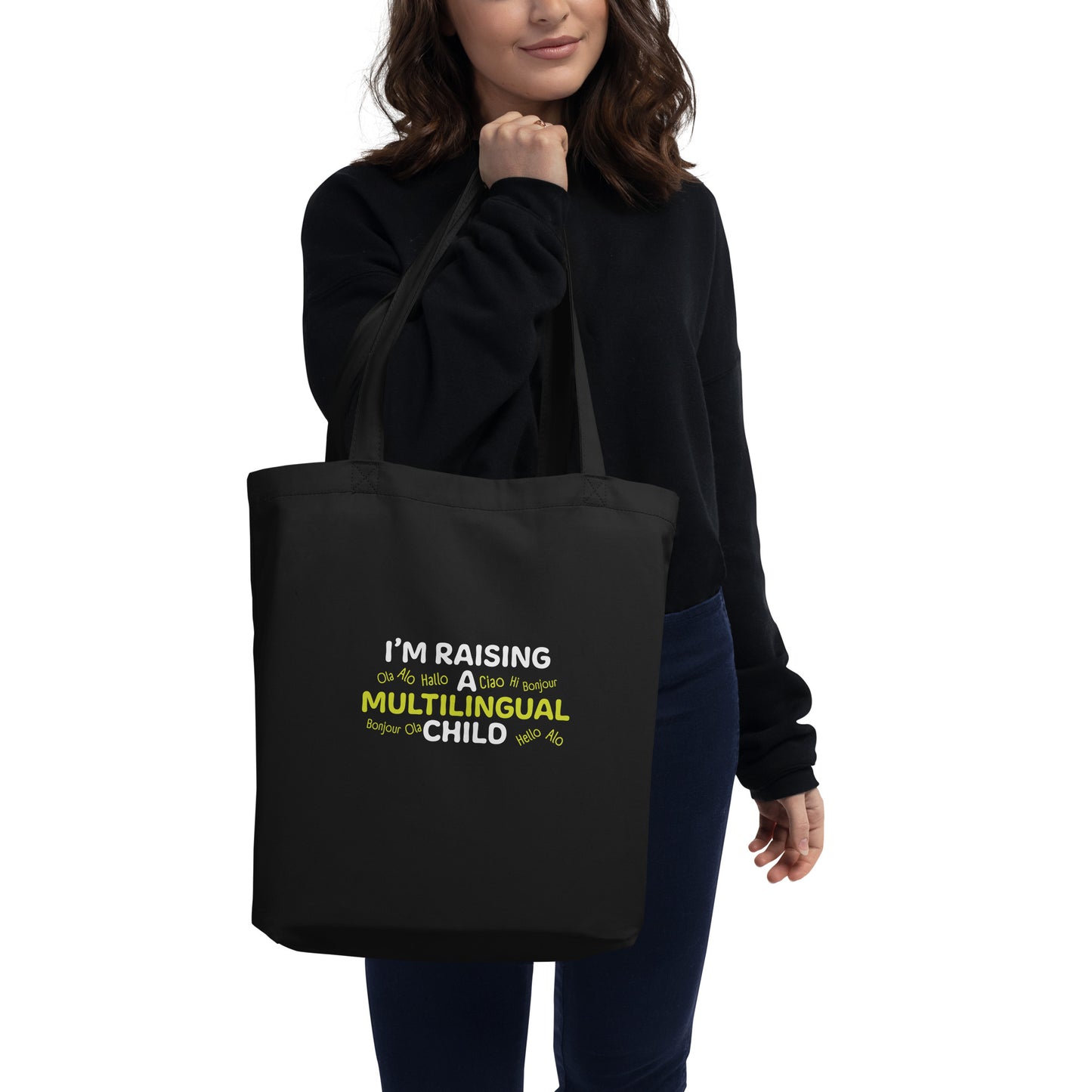 Raising Multilingual Eco Tote Bag.