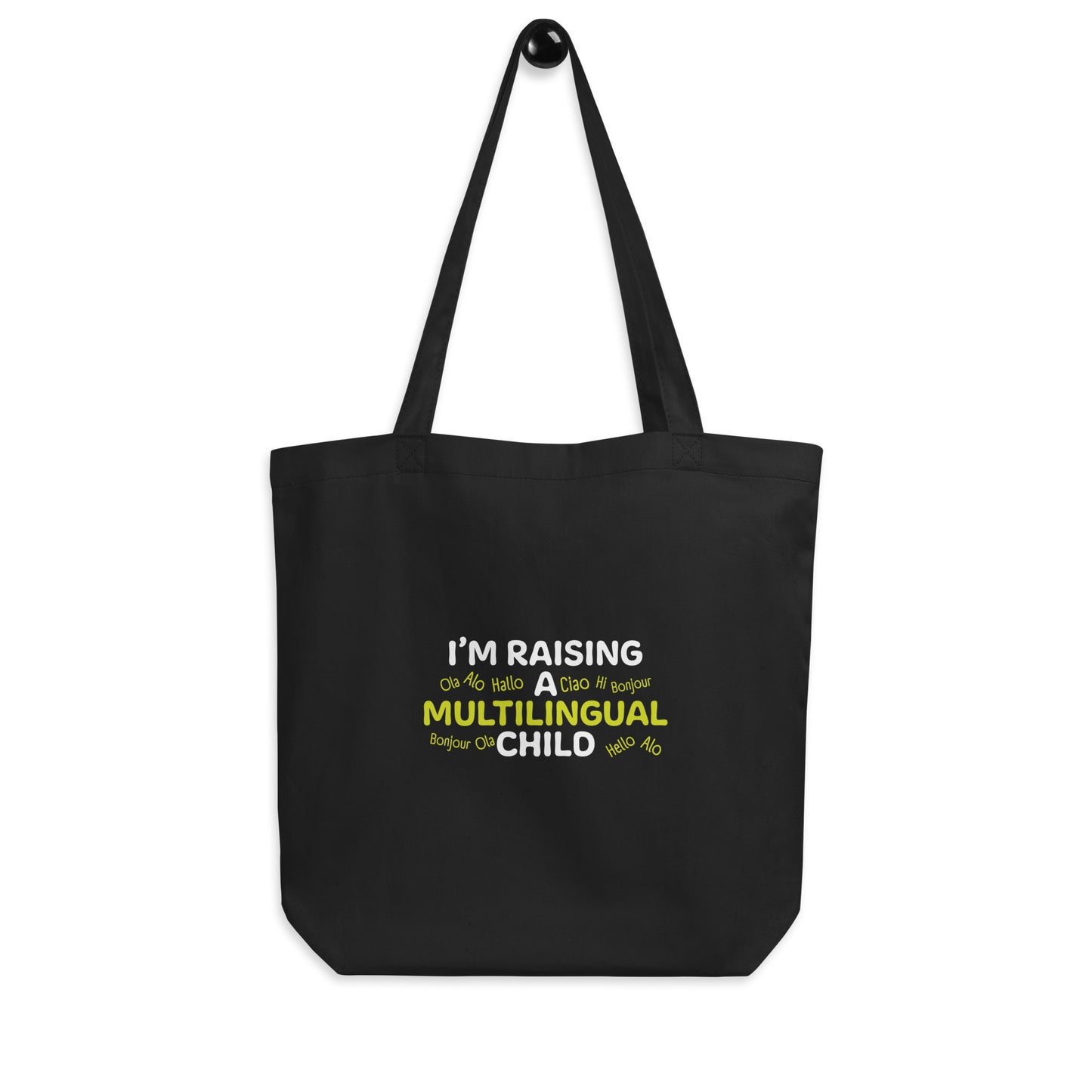 Raising Multilingual Eco Tote Bag.