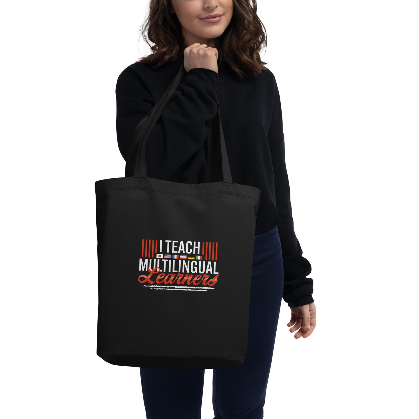 Teach Multilingual Learner Eco Tote Bag.