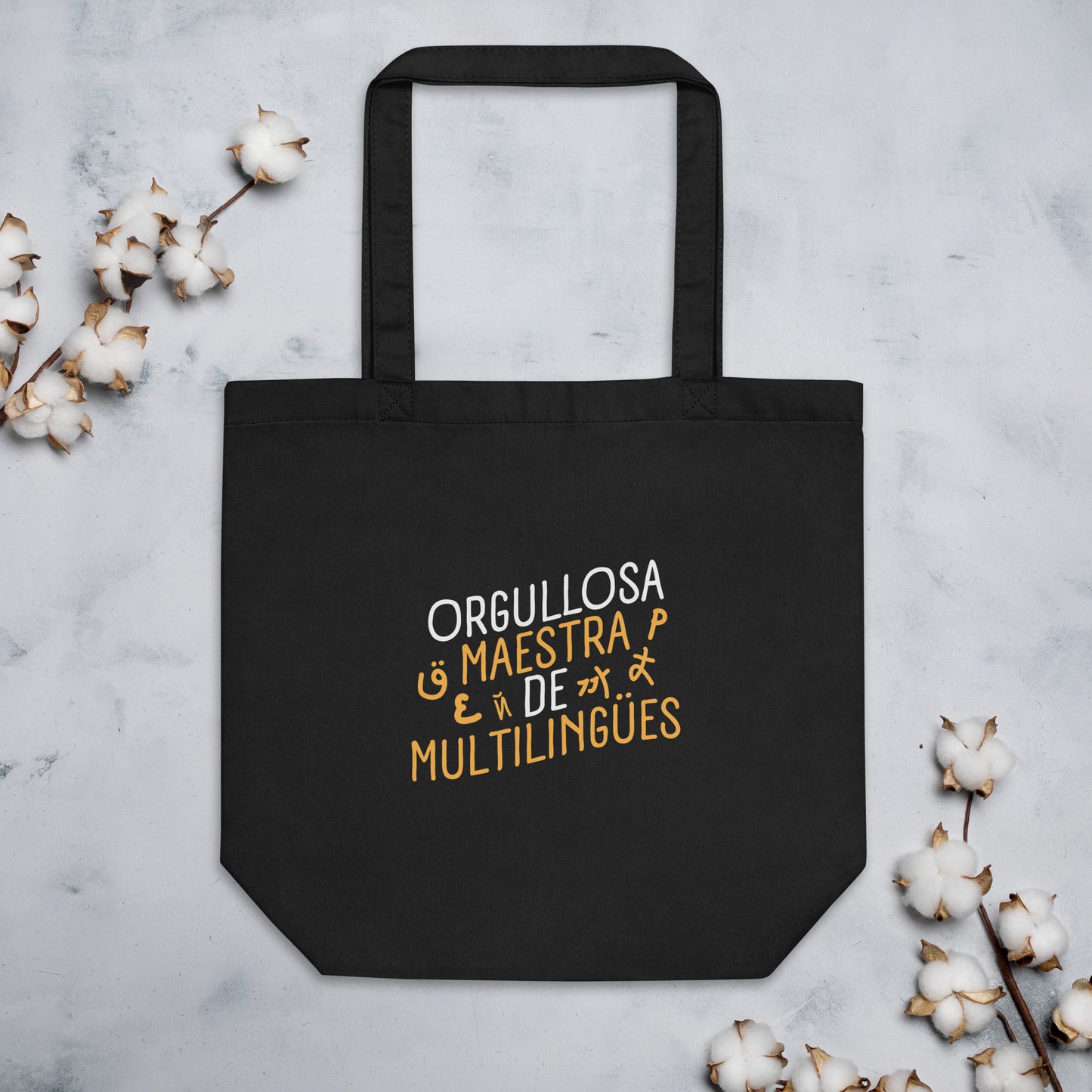 Orgullosa Maestra De Multilingues Eco Tote Bag.