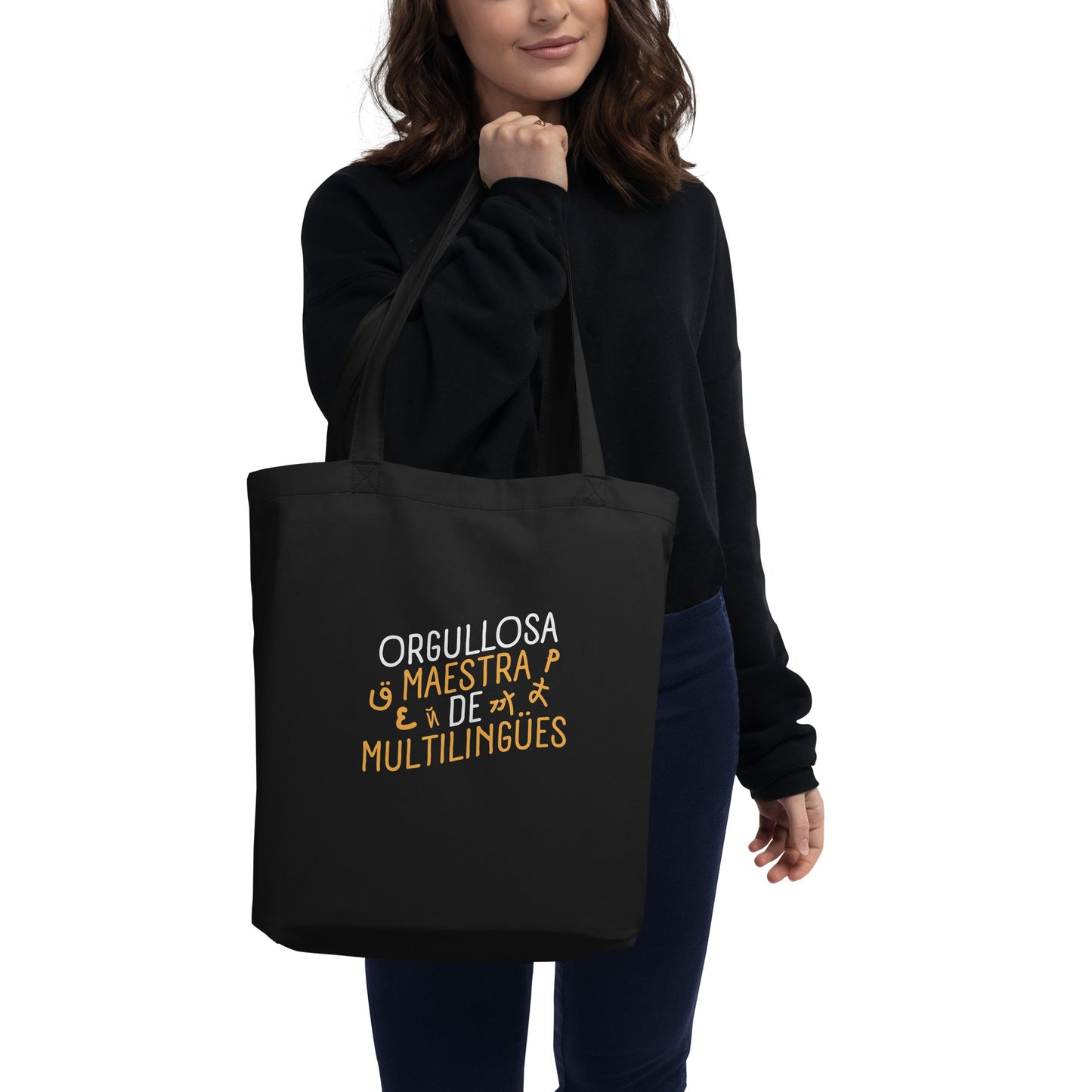 Orgullosa Maestra De Multilingues Eco Tote Bag.