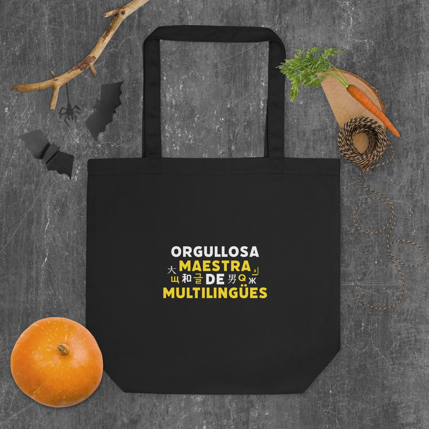 Orgullosa Maestra De Multilingues Eco Tote Bag.