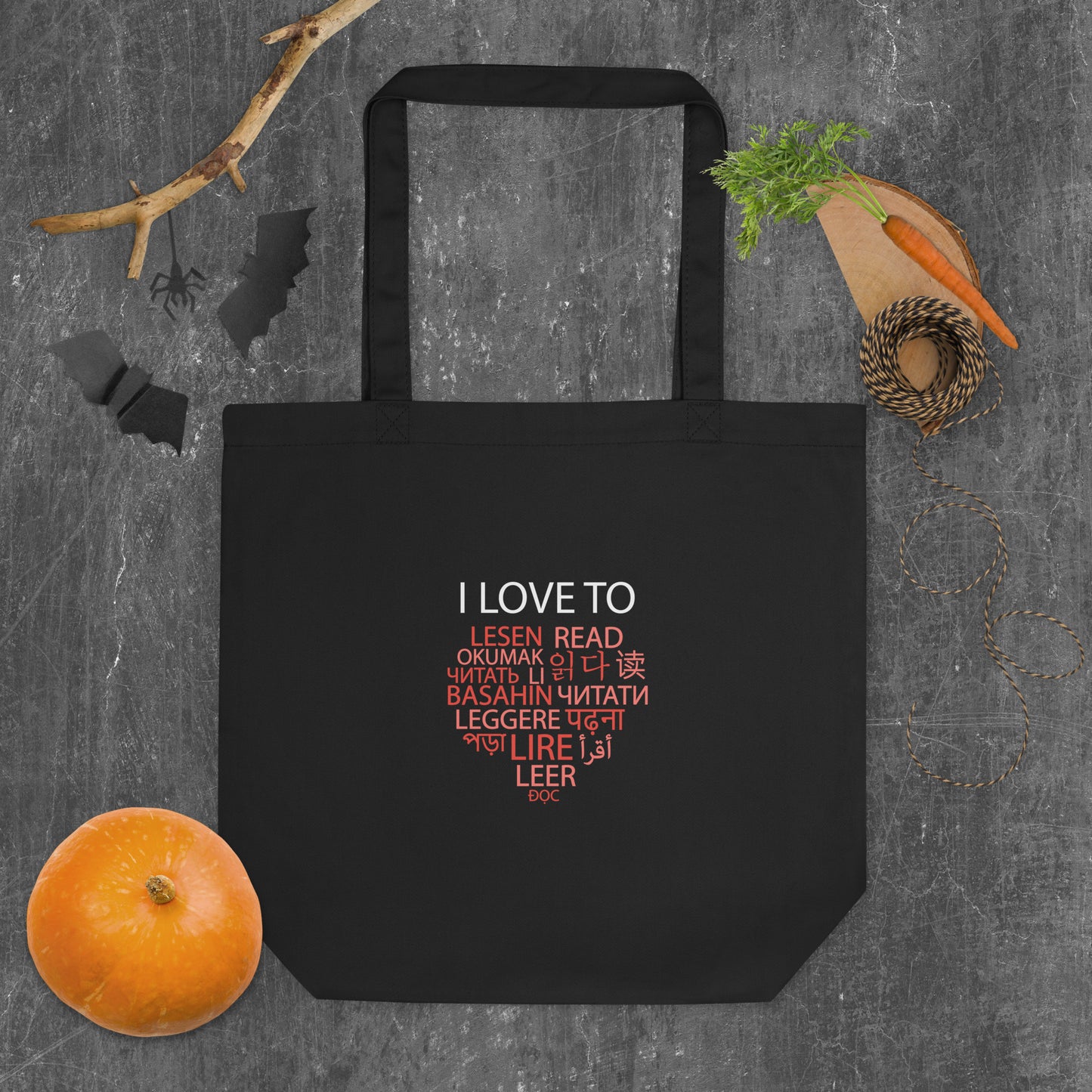 I Love To Read Eco Tote Bag