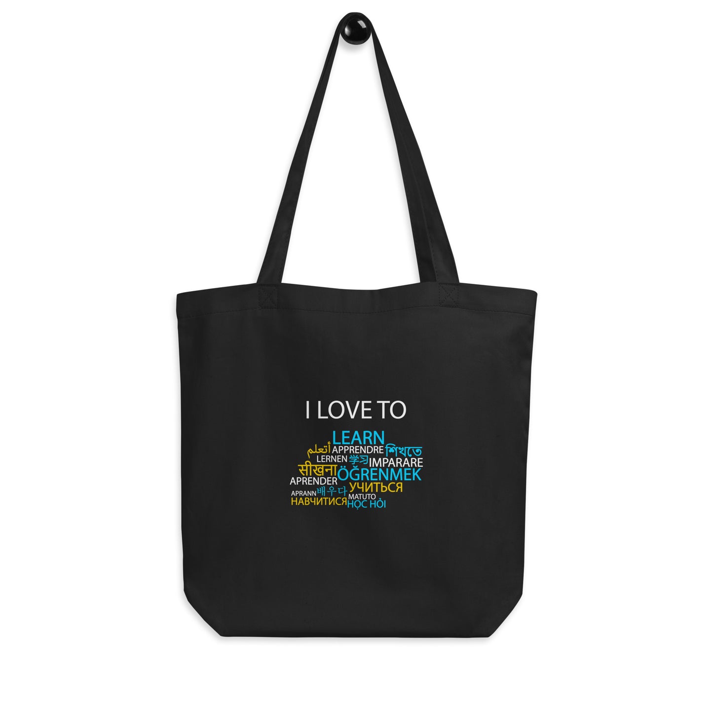 I Love To Learn Eco Tote Bag