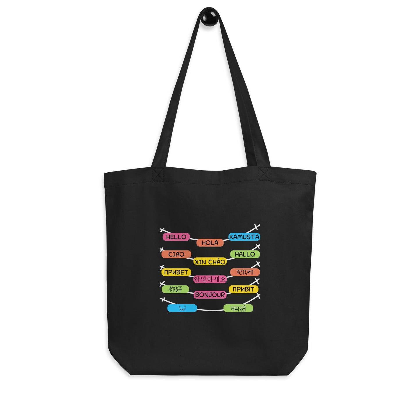 Multilingual Word Wall Eco Tote Bag