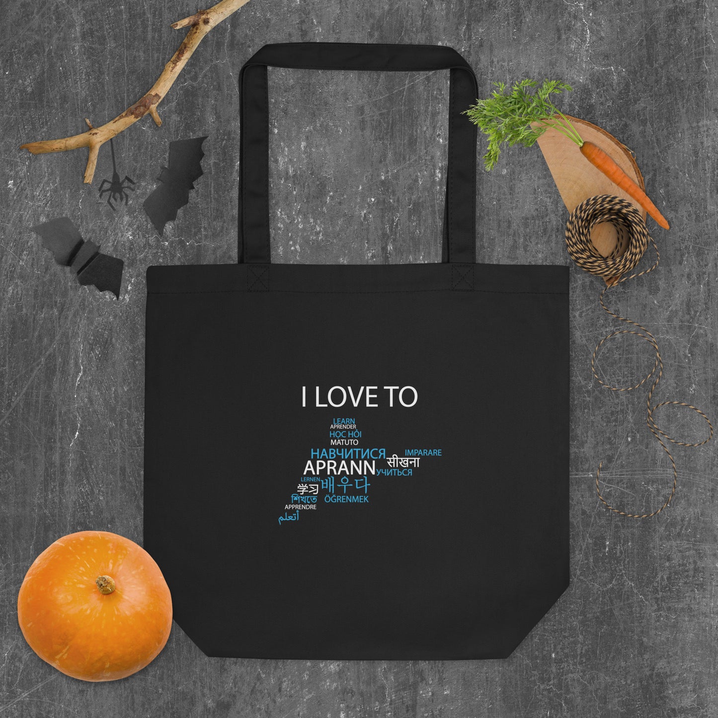 I Love To Learn Eco Tote Bag